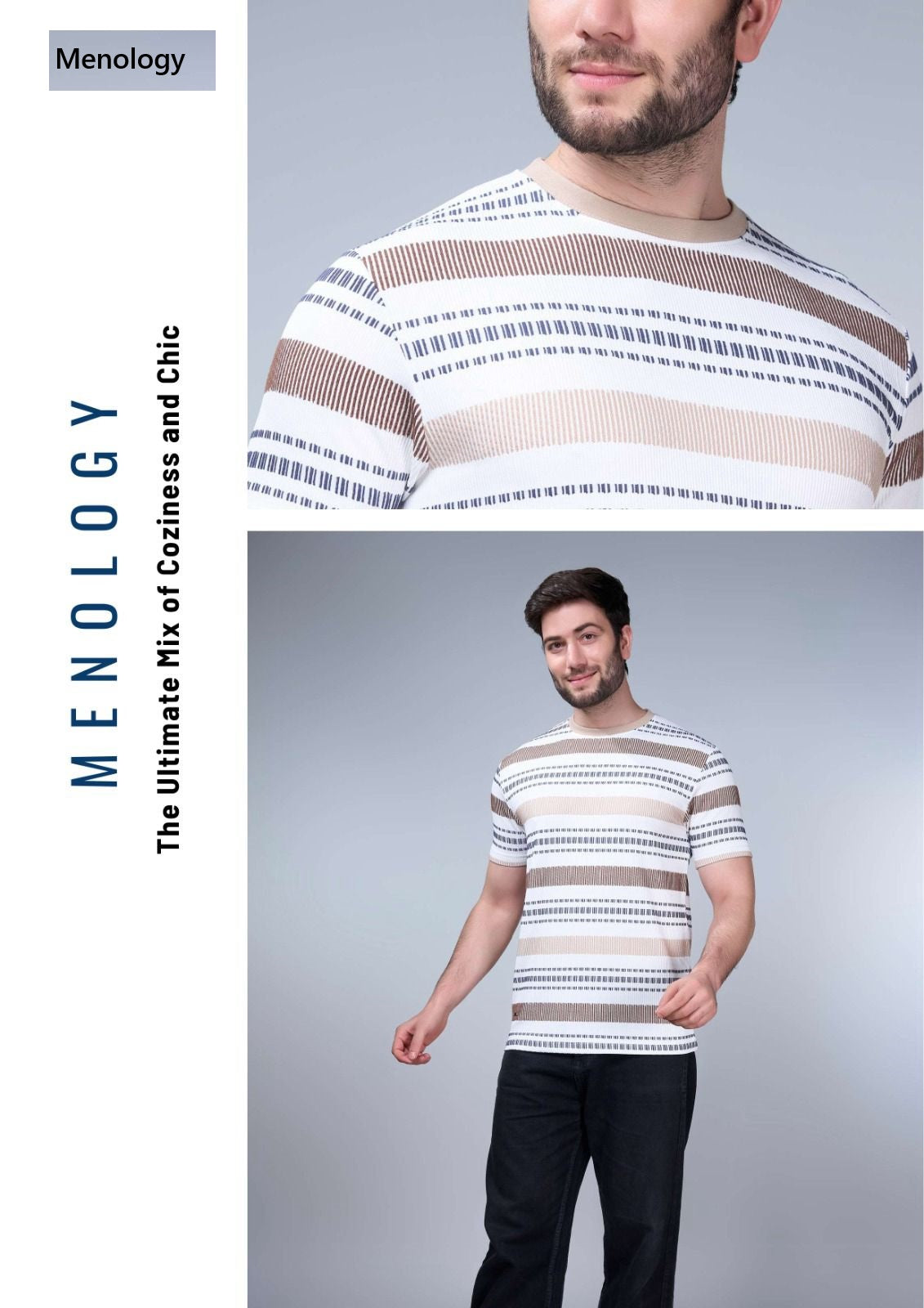 Iho G285 Dn 2643 Menology Auto Stripes Mens Tshirts Wholesale Price