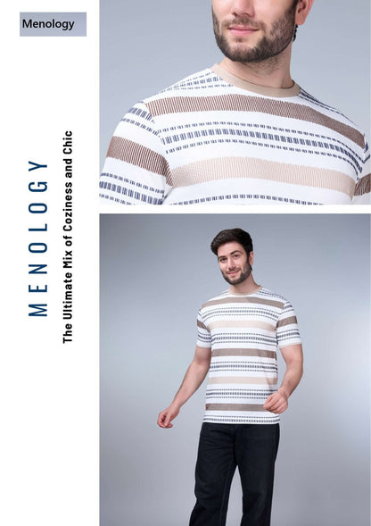 Iho G285 Dn 2643 Menology Auto Stripes Mens Tshirts Wholesale Price