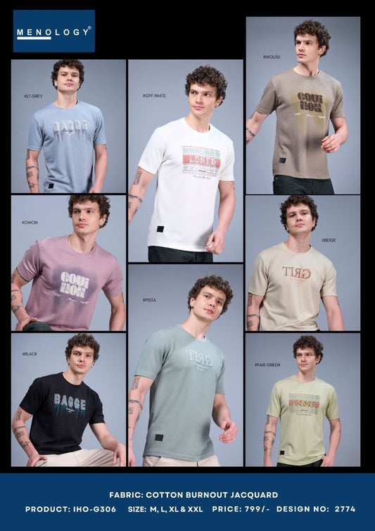 Iho G306 Dn 2774 Menology Cotton Mens Tshirts Exporter Ahmedabad
