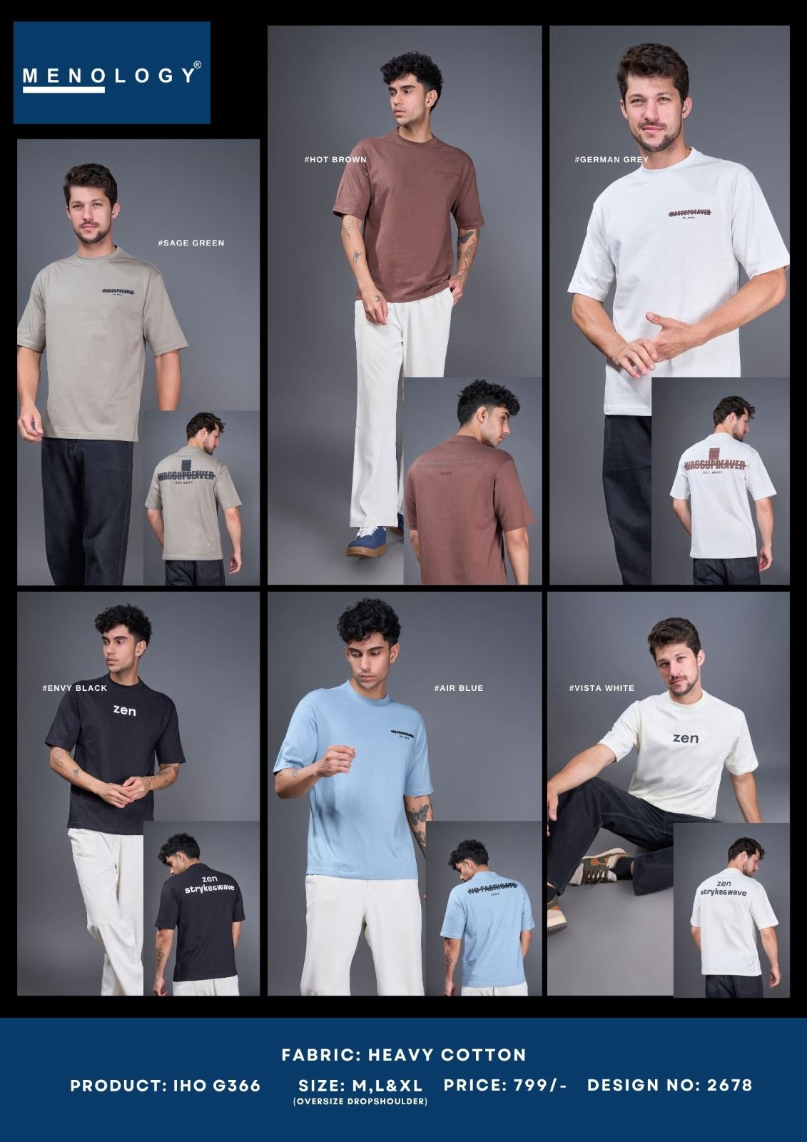 Iho G366 Dn 2678 Menology Cotton Mens Tshirts Manufacturer Gujarat