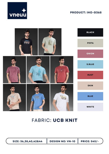Iho G368 Vneuu Knit Mens Tshirts Manufacturer