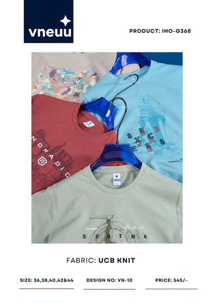 Iho G368 Vneuu Knit Mens Tshirts Manufacturer