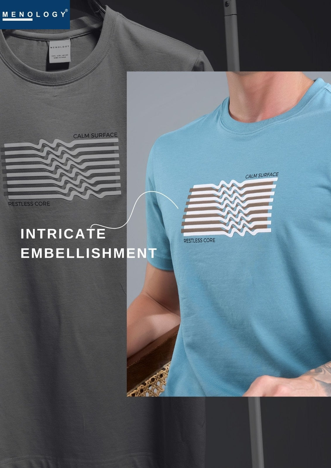 Iho G373 A Dn 2803 Menology Cotton Lycra Mens Tshirts Supplier India