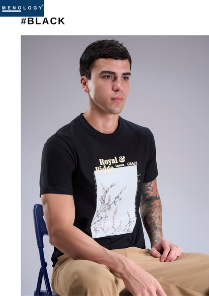 Iho G373 C Dn 2812 Menology Cotton Lycra Mens Tshirts Exporter India