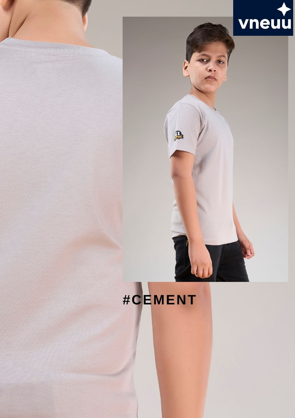 Iho G379 Vneuu Cotton Boys Tshirt Exporter Ahmedabad