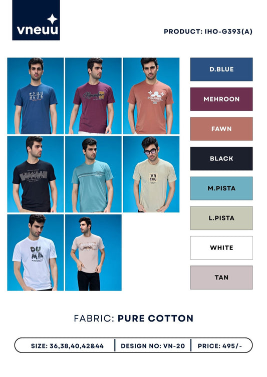 Iho G393 A Vneuu Cotton Mens Tshirts Manufacturer Gujarat