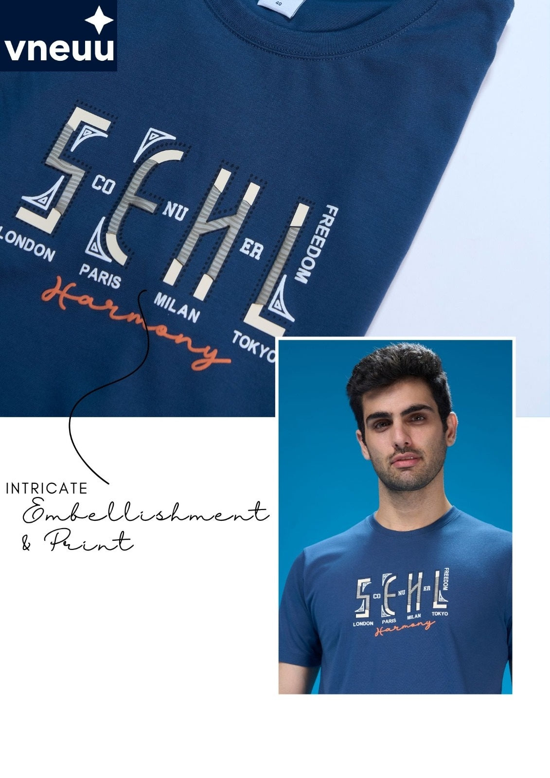 Iho G393 A Vneuu Cotton Mens Tshirts Manufacturer Gujarat