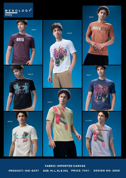 Iho G397 Dn 2808 Menology Canvas Mens Tshirts Wholesaler Gujarat