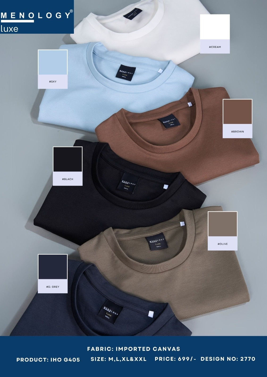 Iho G405 Dn 2770 Menology Imported Mens Tshirts Wholesale Price