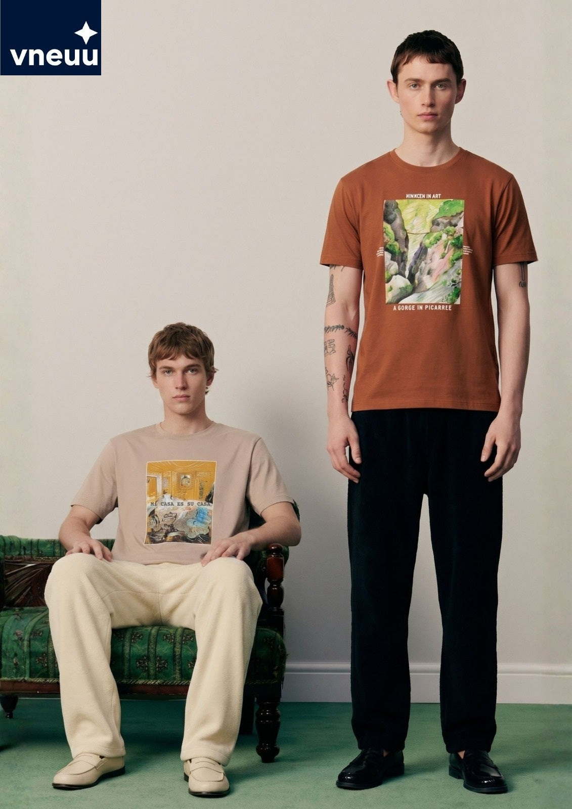 Iho G406 Vneuu Cotton Mens Tshirts Wholesaler Ahmedabad