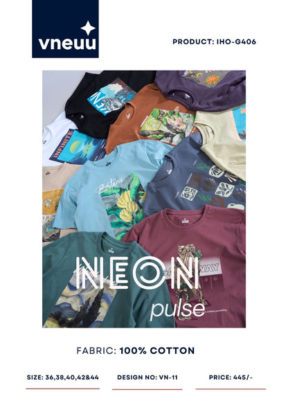 Iho G406 Vneuu Cotton Mens Tshirts Wholesaler Ahmedabad