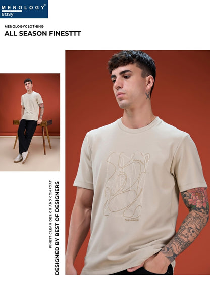 Iho G409 Dn 2898 Menology Lycra Mens Tshirts Wholesale