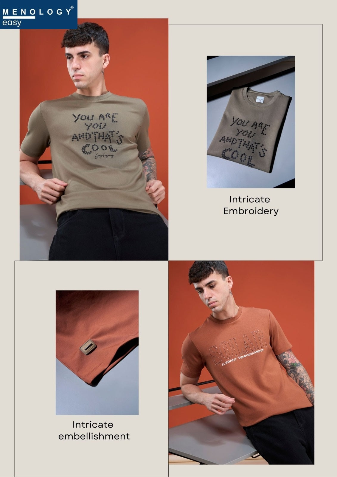 Iho G409 Dn 2898 Menology Lycra Mens Tshirts Wholesale
