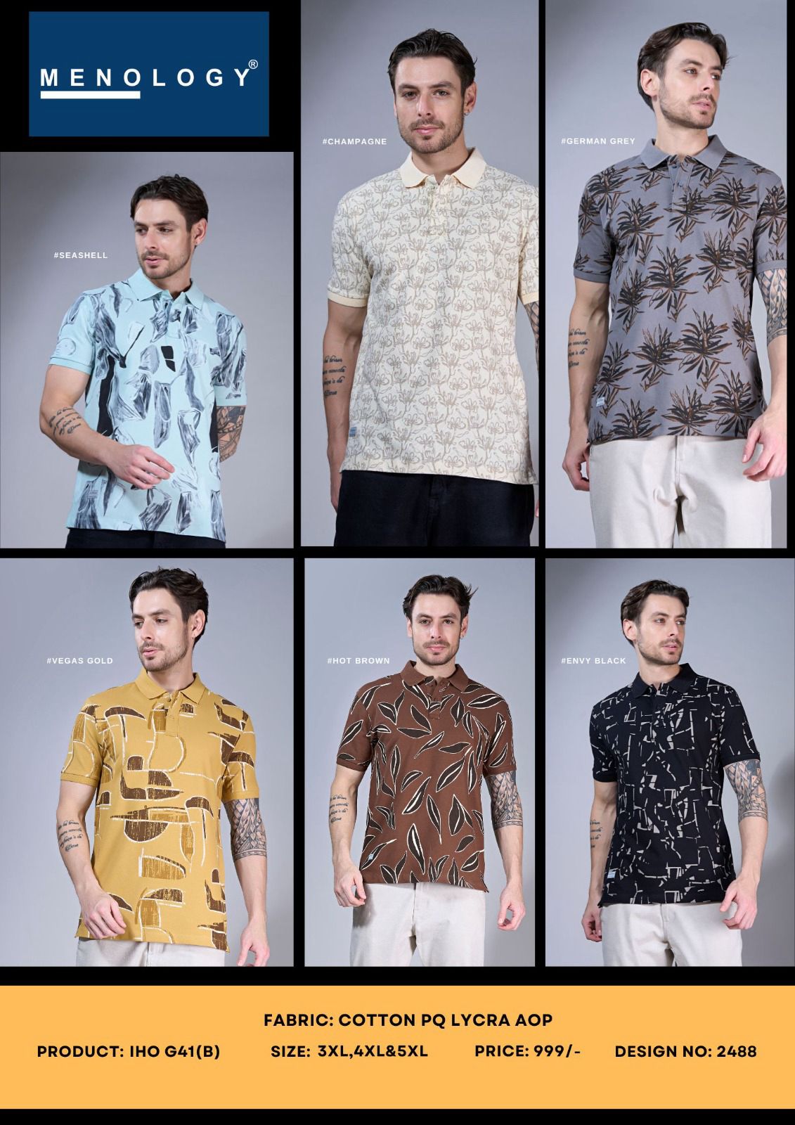 Iho G41B Dn 2488 Menology Cotton Mens Tshirts Manufacturer Ahmedabad