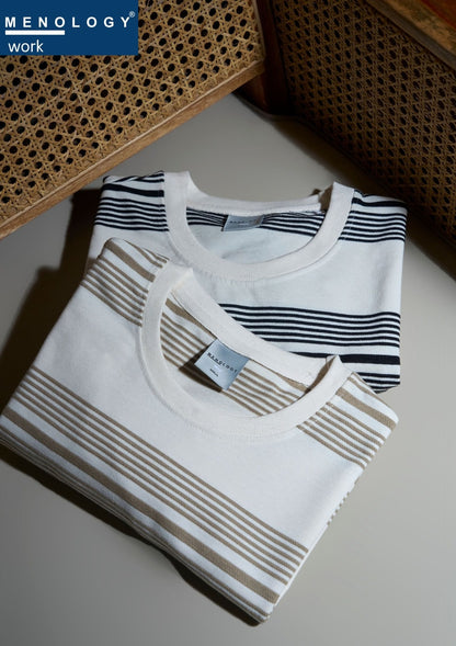 Iho G424 Menology Auto Stripes Mens Tshirts Manufacturer Gujarat