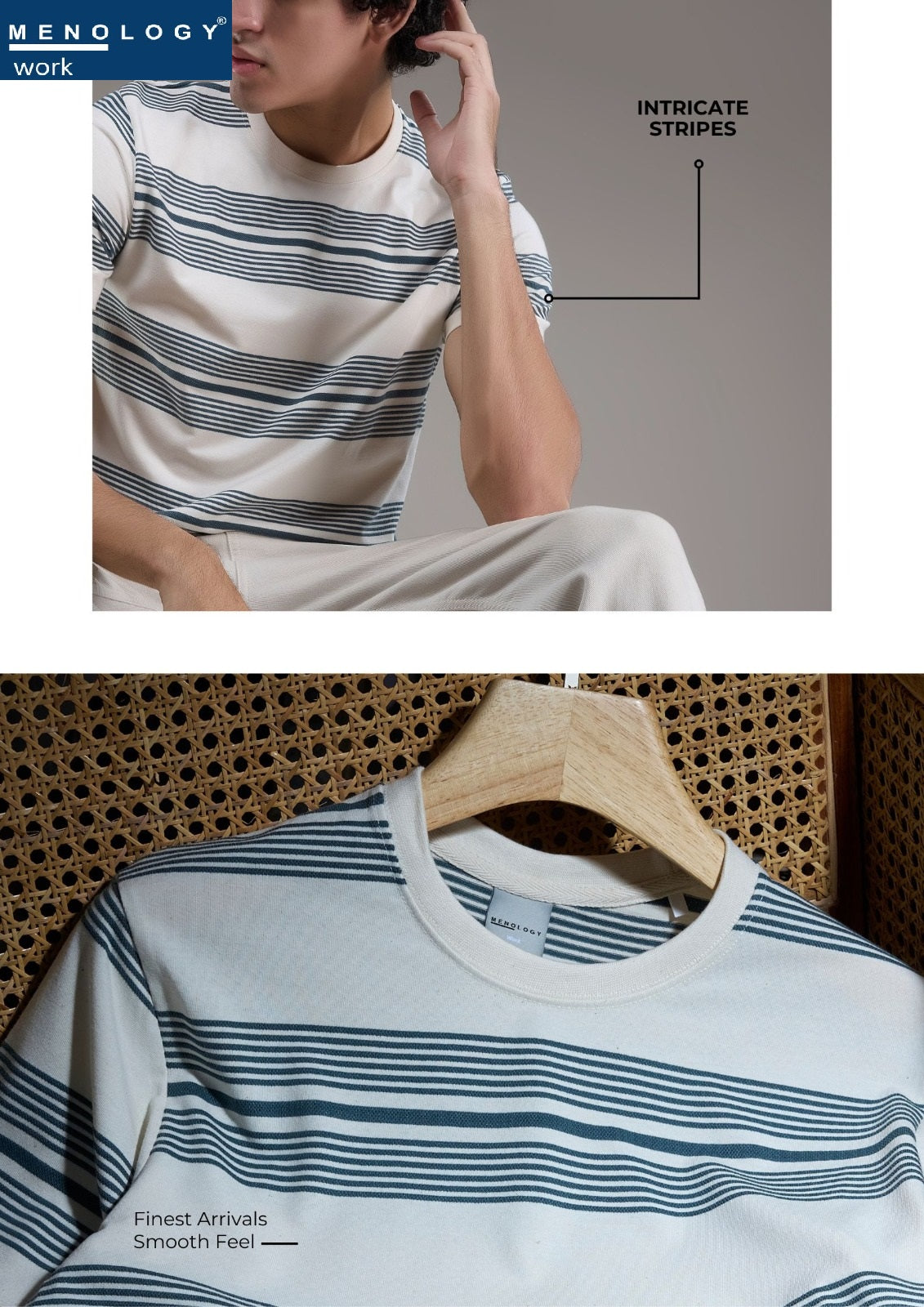 Iho G424 Menology Auto Stripes Mens Tshirts Manufacturer Gujarat