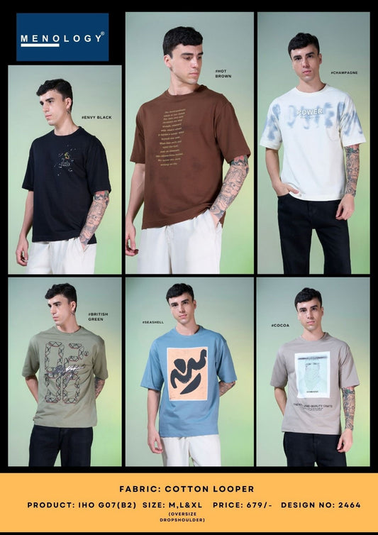 Iho G7 B2 Menology Cotton Looper Mens Tshirts Wholesale Price