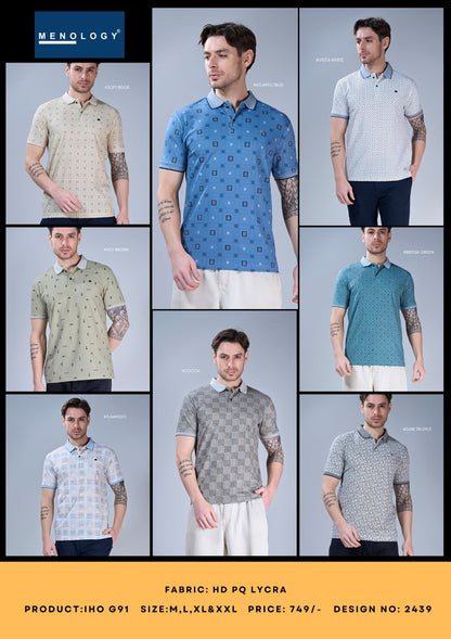 Iho G91 Dn 2439 Menology Lycra Mens Tshirts Exporter Ahmedabad
