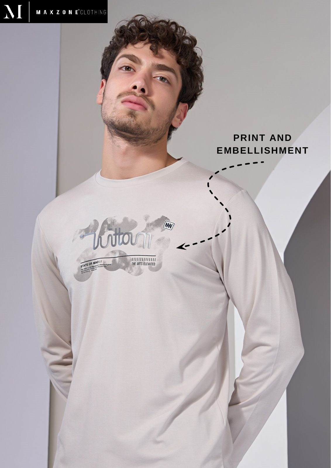 Iho G95 Maxzone Clothing Tencil Lycra Mens Tshirts Exporter Gujarat