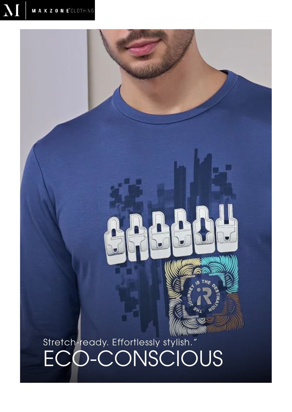 Iho G95 Maxzone Clothing Tencil Lycra Mens Tshirts Exporter Gujarat