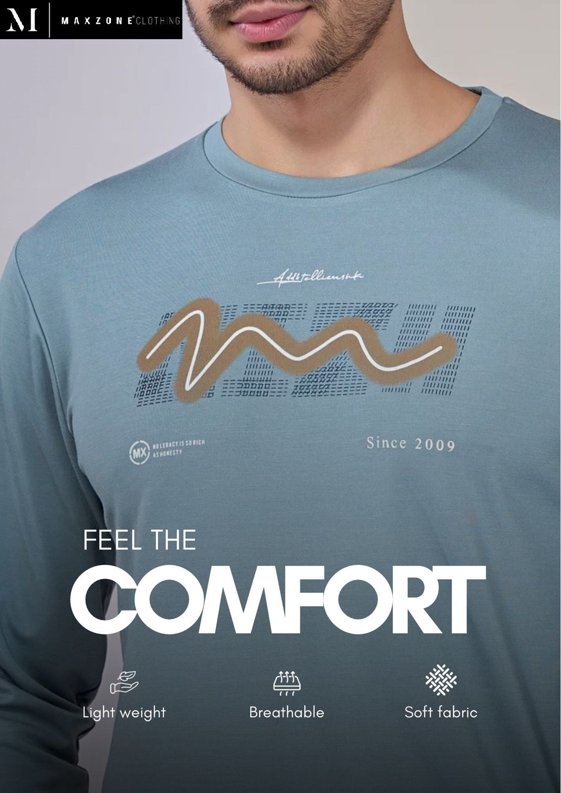 Iho G95 Maxzone Clothing Tencil Lycra Mens Tshirts Exporter Gujarat