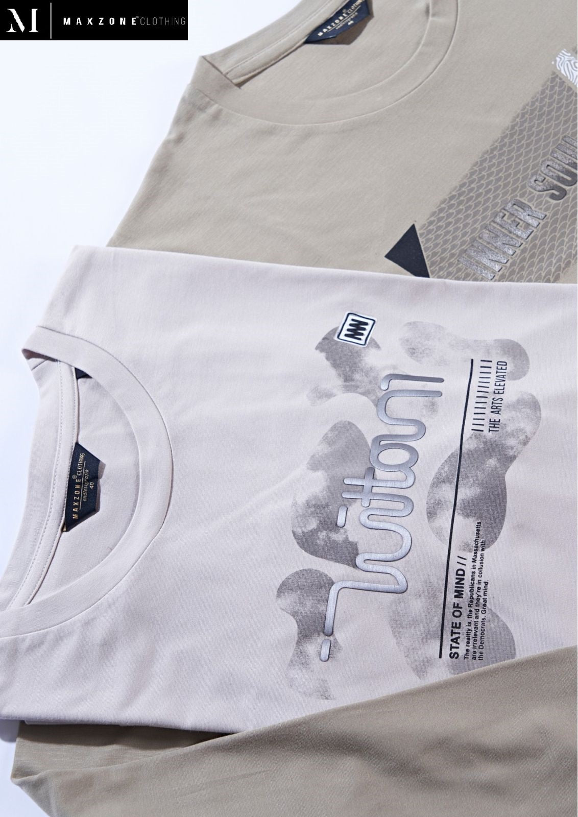 Iho G95 Maxzone Clothing Tencil Lycra Mens Tshirts Exporter Gujarat