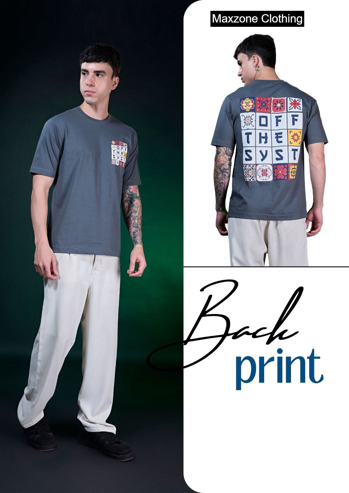 Iho G 102 B Dn 2434 Maxzone Clothing Cotton Mens Tshirts Exporter Ahmedabad