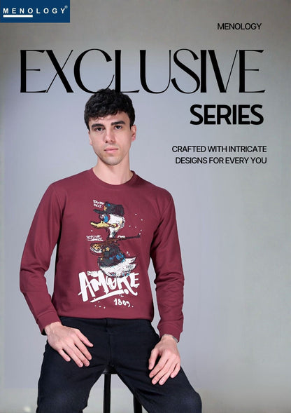 Iho G 105 Dno 2493 Menology Cotton Looper Mens Tshirts Wholesaler Ahmedabad