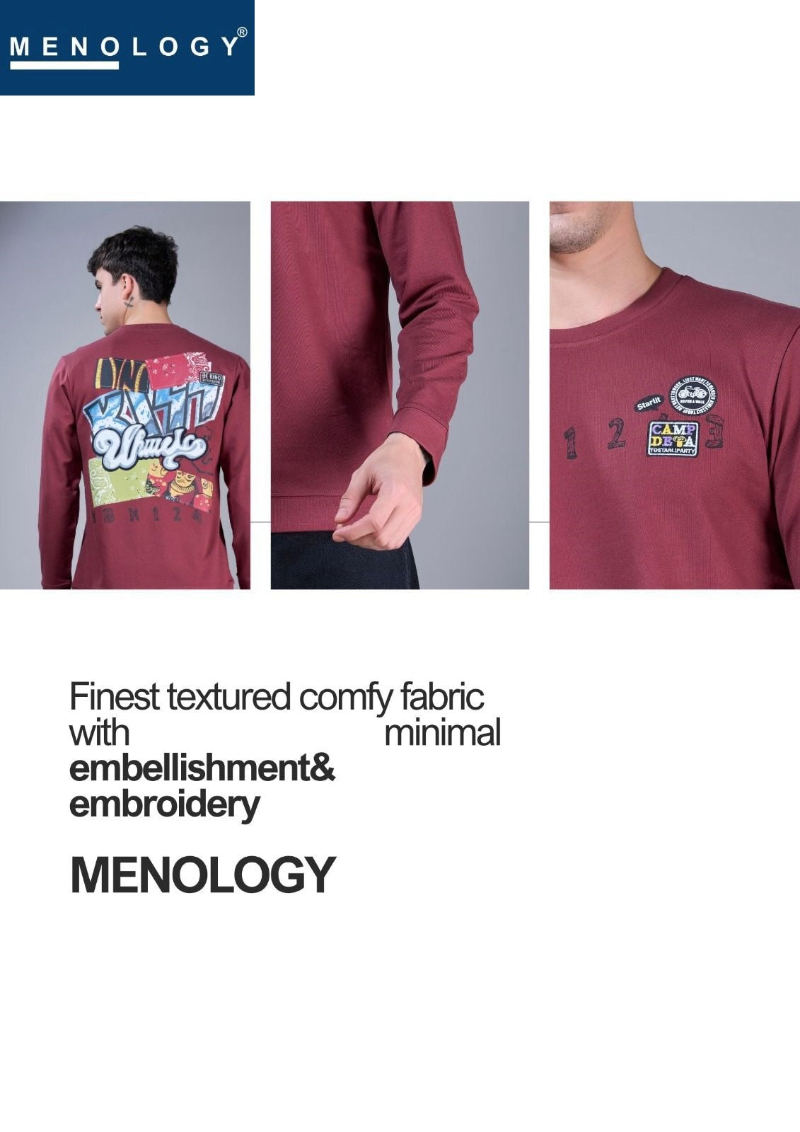 Iho G 112 D No 2495 Menology Cotton Looper Mens Tshirts Exporter