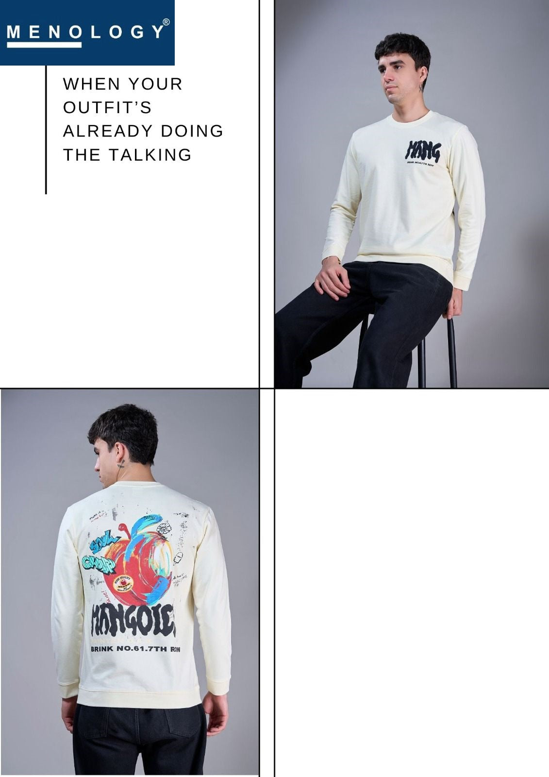 Iho G 112 D No 2495 Menology Cotton Looper Mens Tshirts Exporter