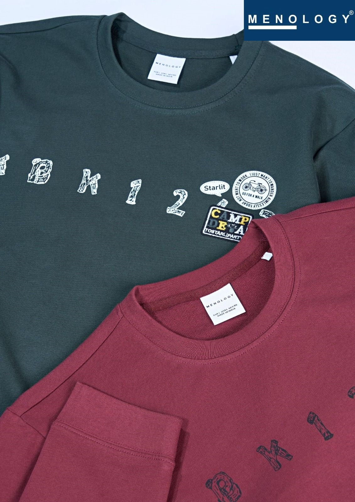 Iho G 112 D No 2495 Menology Cotton Looper Mens Tshirts Exporter