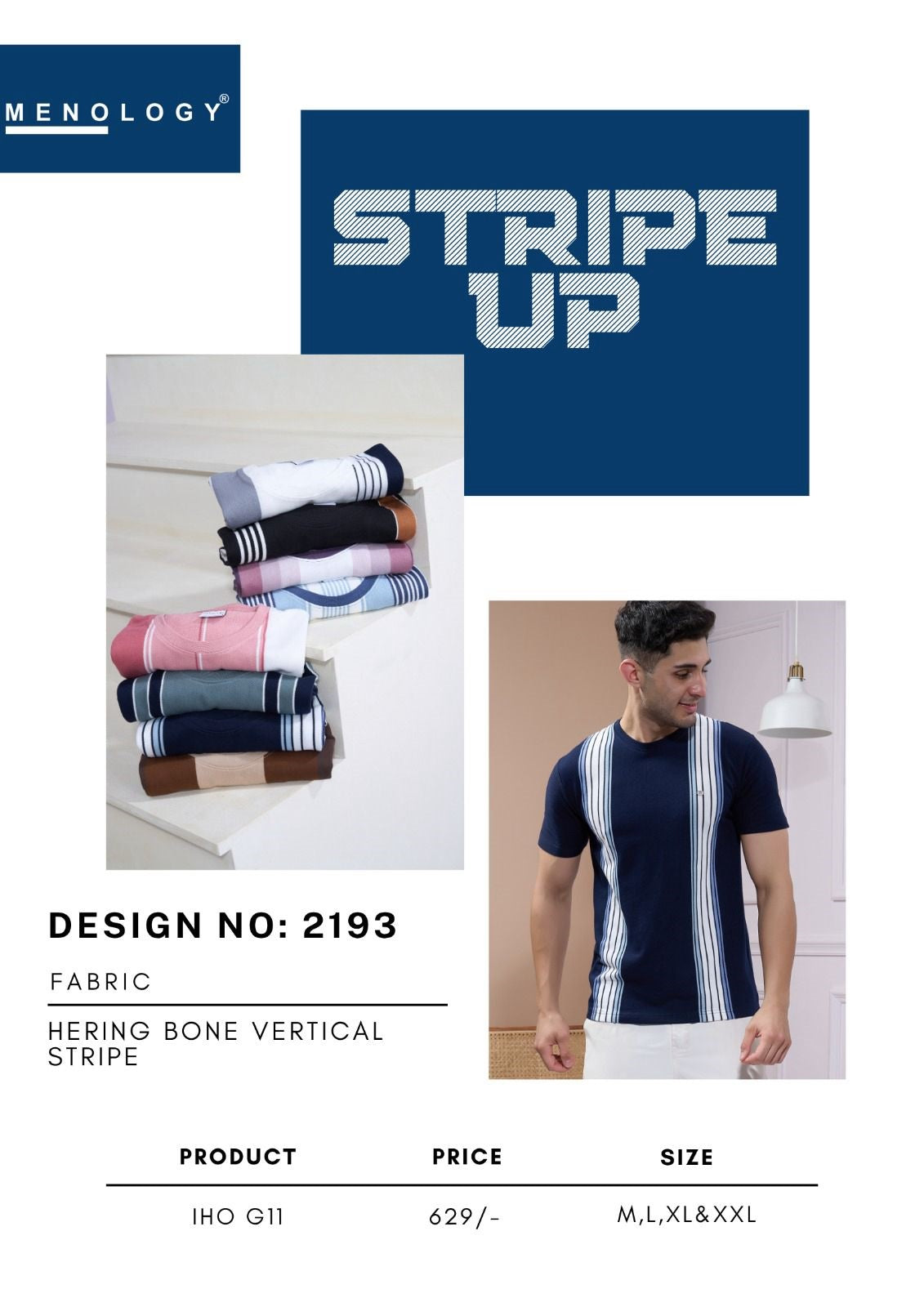 Iho G 11 Menology Vertical Mens Tshirts Supplier