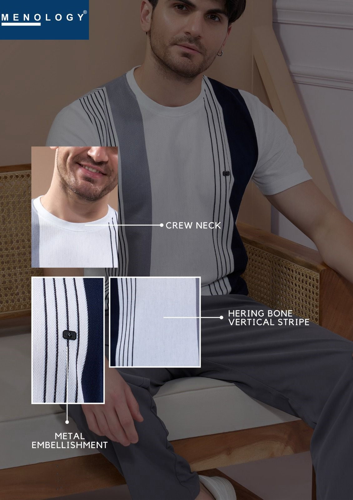 Iho G 11 Menology Vertical Mens Tshirts Supplier