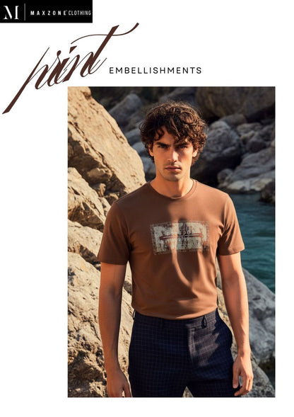 Iho G 123 C D No 2385 Maxzone Clothing Cotton Mens Tshirts Wholesaler Ahmedabad