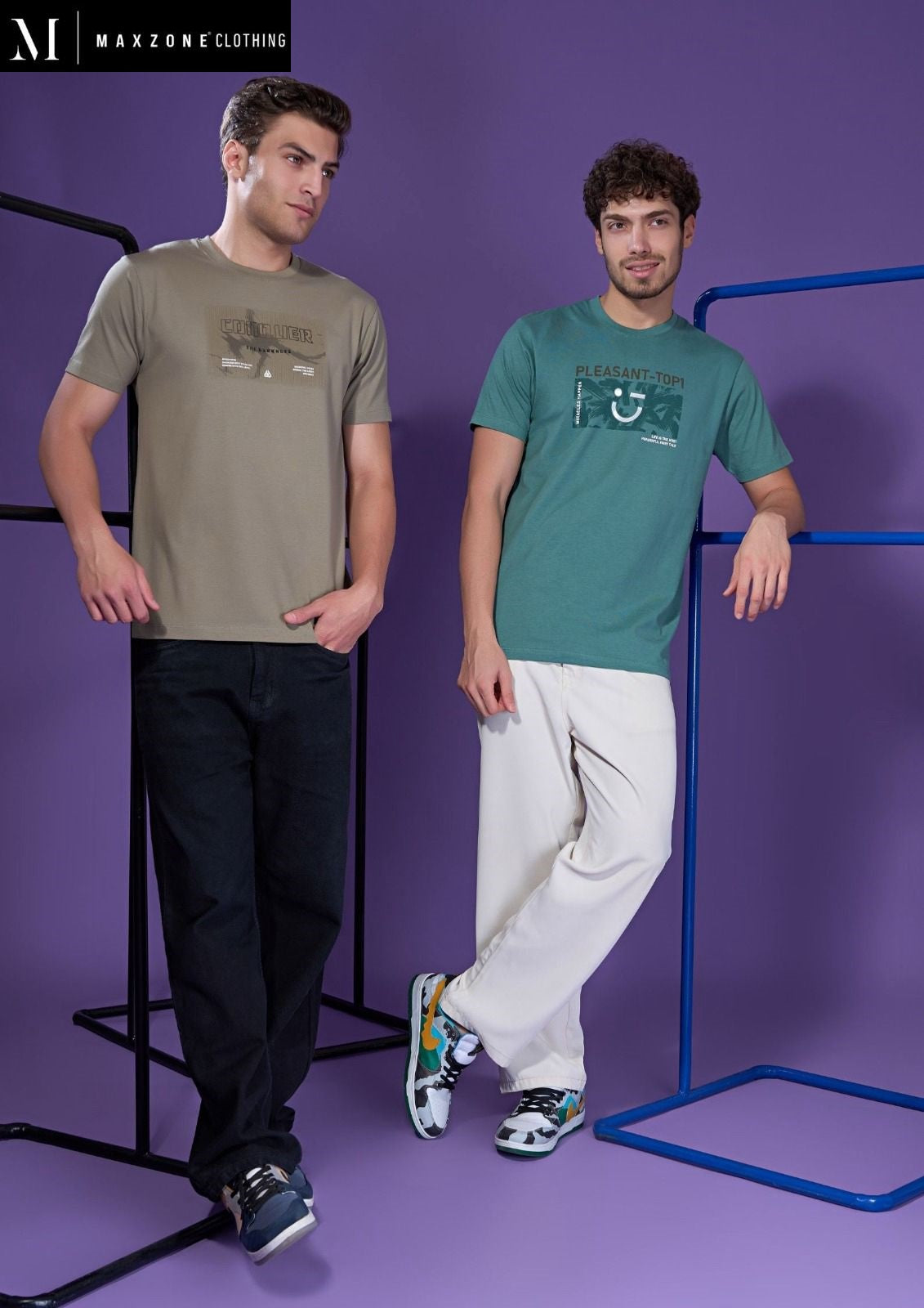 Iho G 123 C D No 2385 Maxzone Clothing Cotton Mens Tshirts Wholesaler Ahmedabad