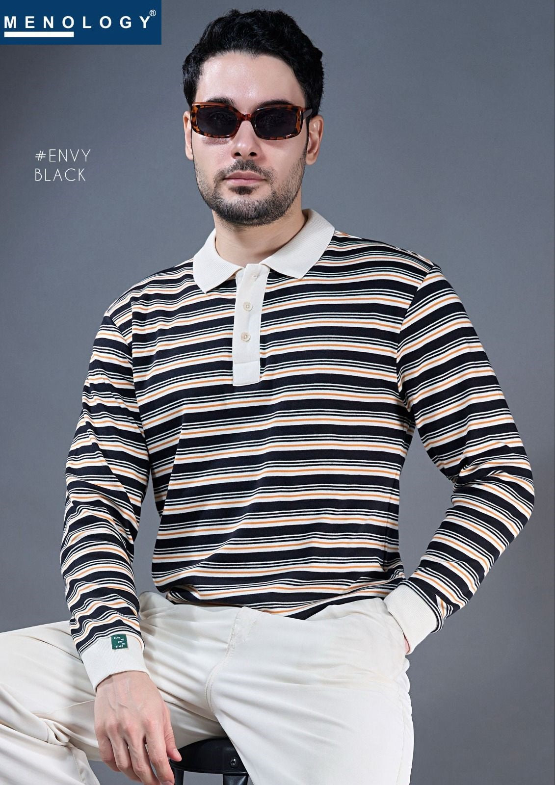 Iho G 133 Menology Auto Stripes Mens Tshirts Wholesaler Gujarat