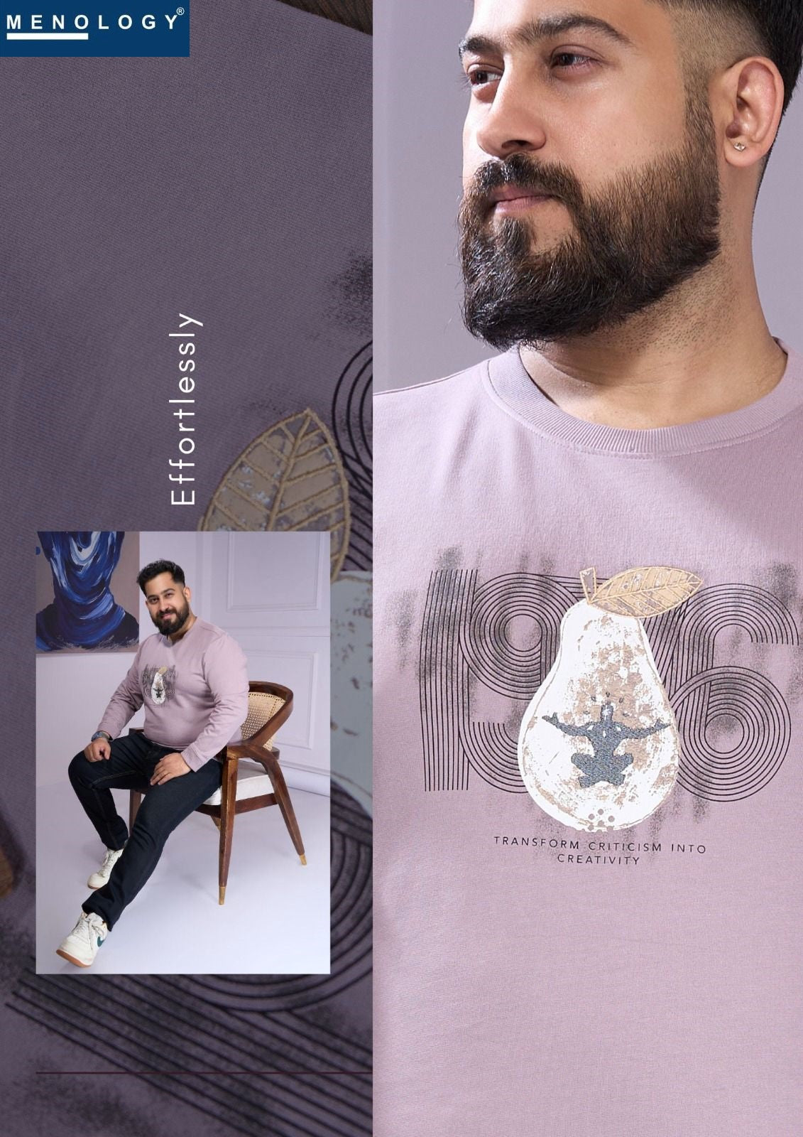 Iho G 134 A Menology Cotton Looper Mens Tshirts Wholesale Price