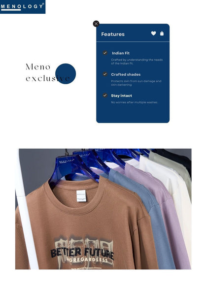 Iho G 134 C Menology Cotton Looper Mens Tshirts Supplier