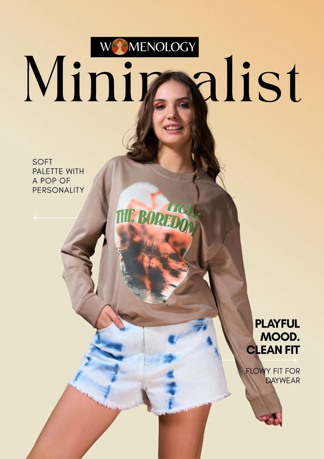 Iho G 148 A Womenology Cotton Looper Women Oversized Tshirt Exporter India