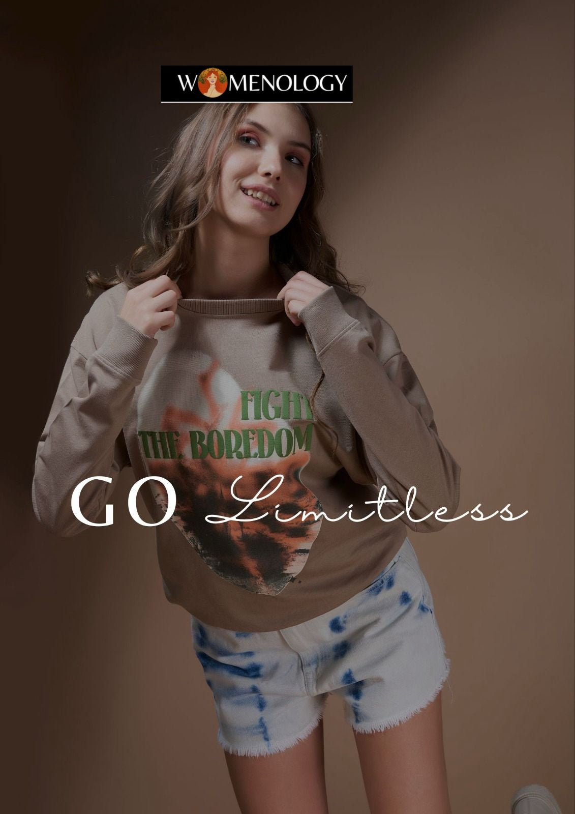 Iho G 148 A Womenology Cotton Looper Women Oversized Tshirt Exporter India