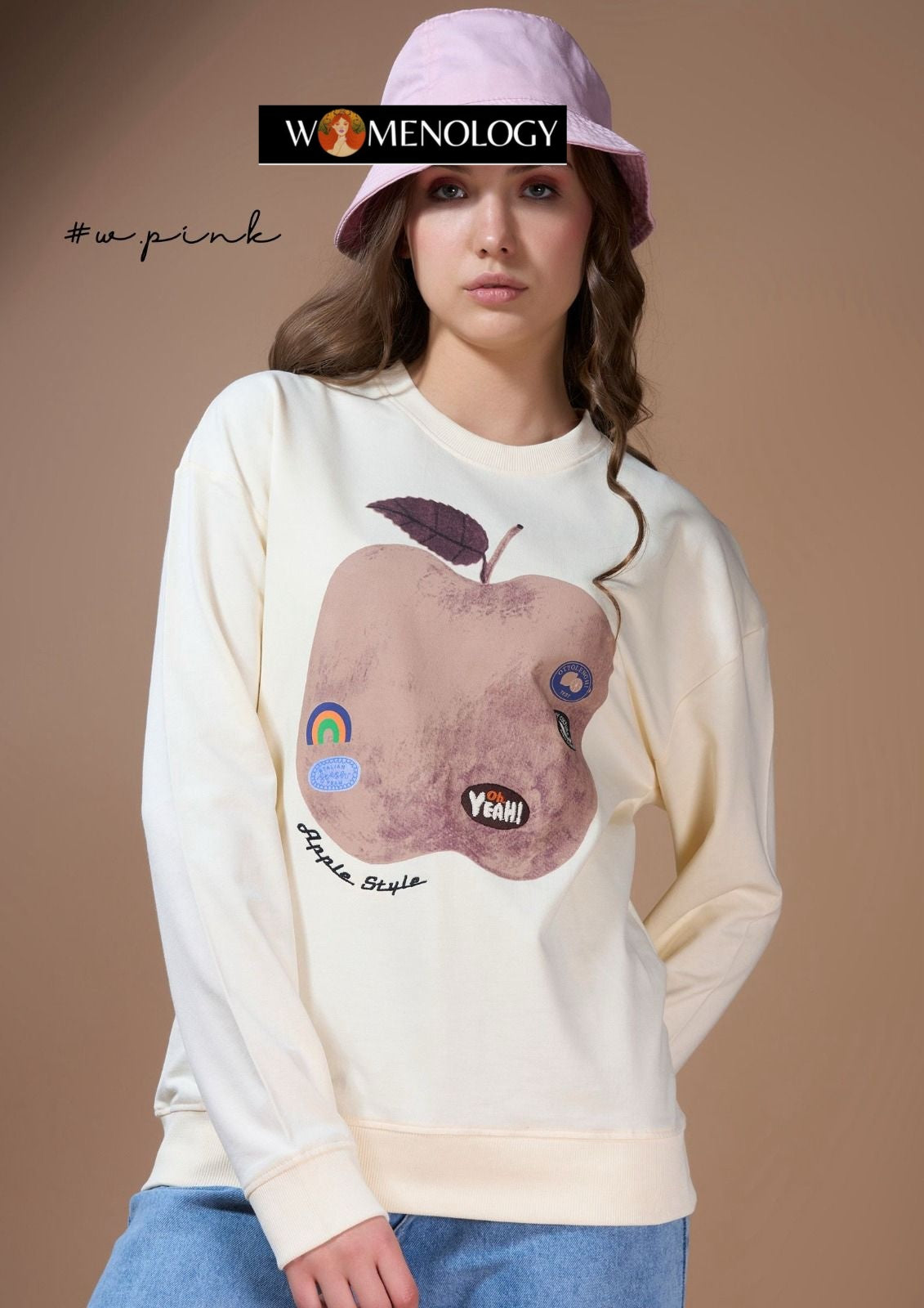 Iho G 148 A Womenology Cotton Looper Women Oversized Tshirt Exporter India