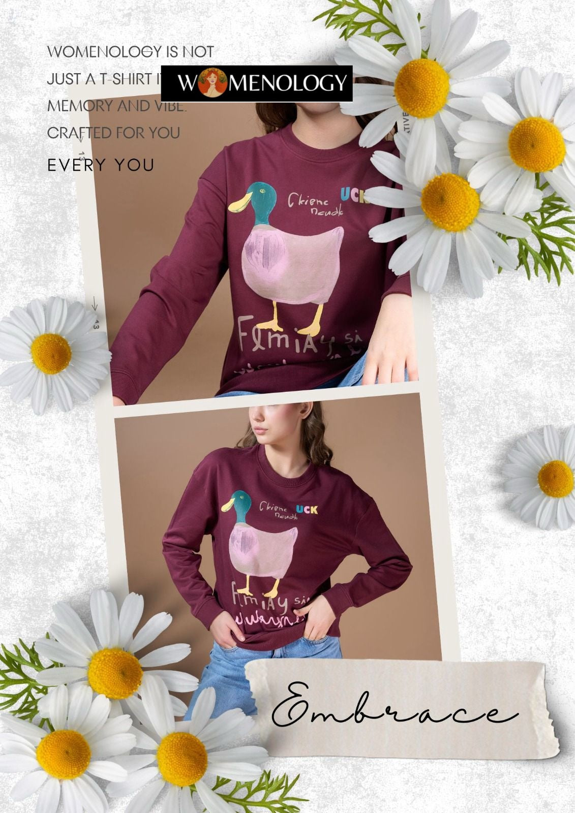 Iho G 148 A Womenology Cotton Looper Women Oversized Tshirt Exporter India