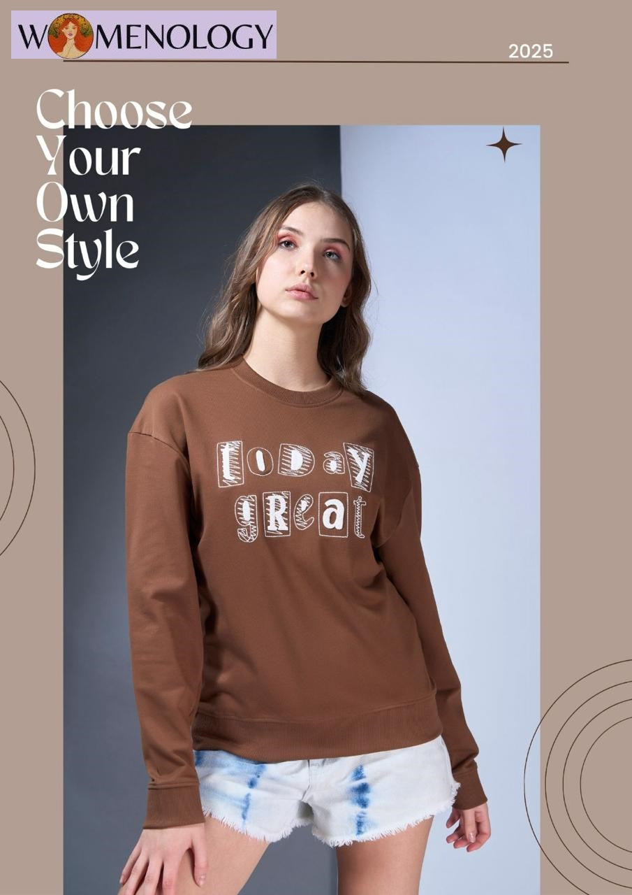 Iho G 148 B Womenology Cotton Looper Women Oversized Tshirt Exporter Gujarat