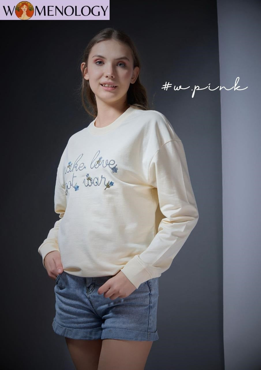 Iho G 148 B Womenology Cotton Looper Women Oversized Tshirt Exporter Gujarat