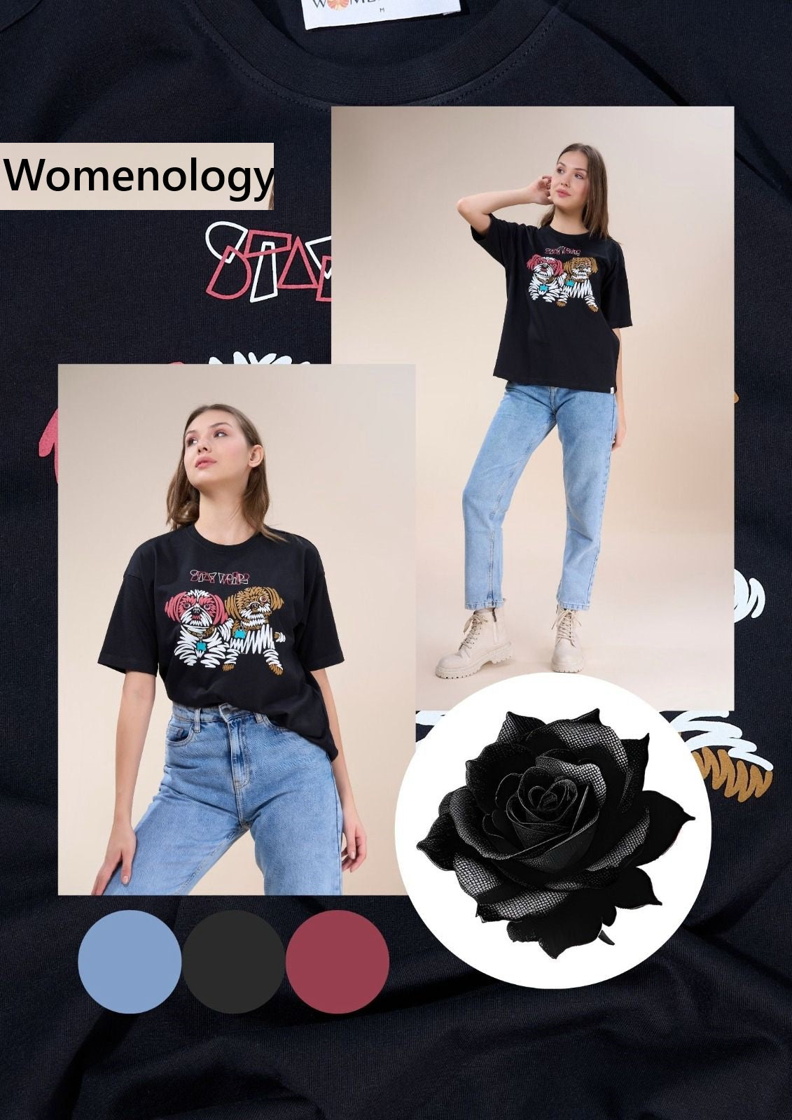 Iho G 151(C) Dn 2573 Womenology Cotton Women Oversized Tshirt Manufacturer Gujarat