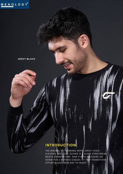 Iho G 152 Menology Jacquard Mens Tshirts Exporter India