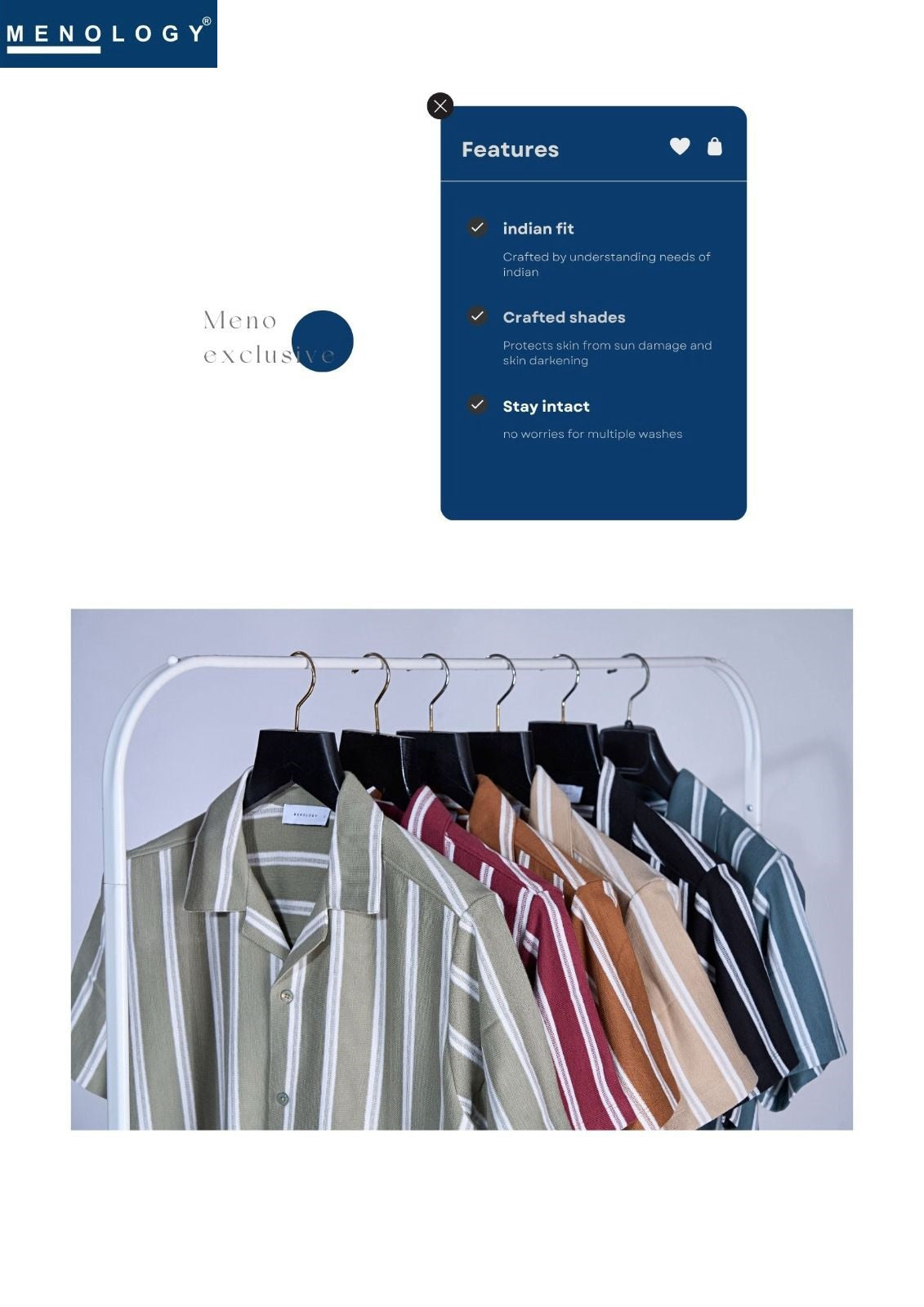 Iho G 161 Menology Knit Striper Mens Shirts Supplier Ahmedabad