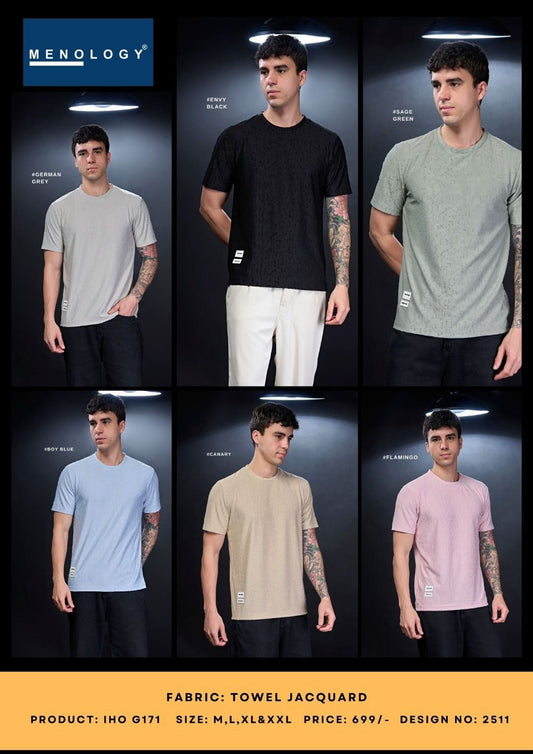 Iho G 171 Dn 2511 Menology Jacquard Mens Tshirts Manufacturer India