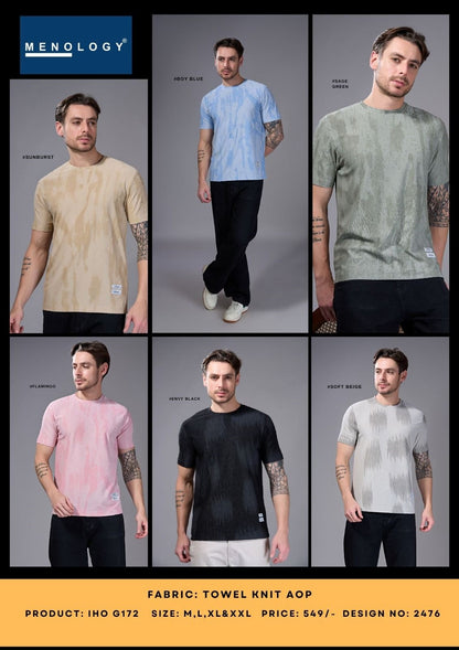 Iho G 172 Menology Aop Mens Tshirts Manufacturer Gujarat