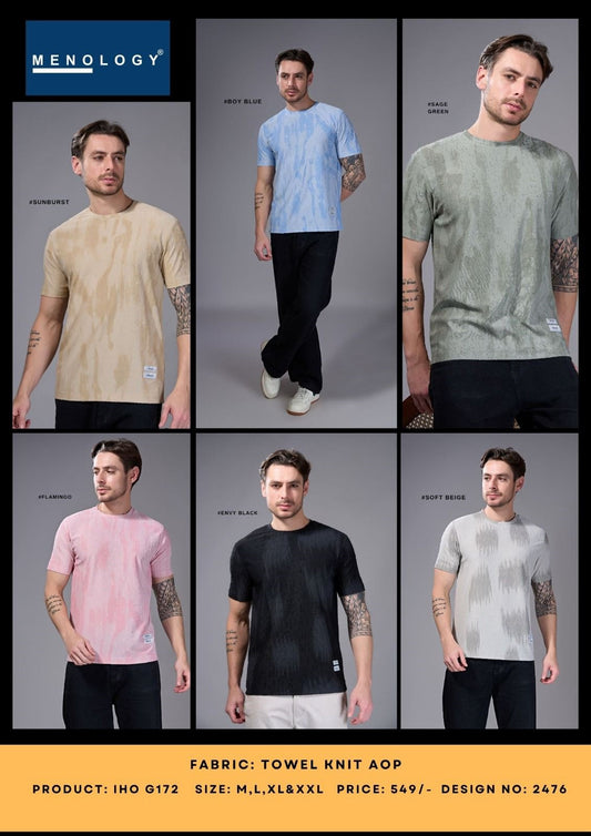 Iho G 172 Menology Aop Mens Tshirts Manufacturer Gujarat